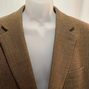 Lauren Ralph Lauren Mens Blazer 2 Button Brown